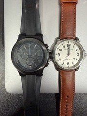 Michael Kors Watch Combo Dylan MK8173 Blackout Chronograph Date MK8531 Brown