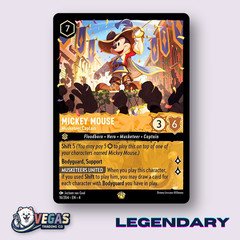 Mickey Mouse Musketeer Captain 16/204 Legendary Ursulas Return LP Disney Lorcana