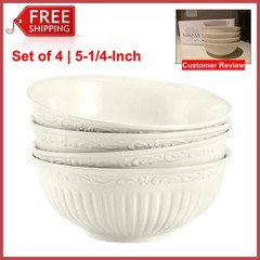 Mikasa DD900-410 Italian Countryside Fruit Bowl, 5-1/4-Inch, Set of 4, 10 ounces