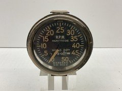 Military Vintage Stewart Warner 503-E Mechanical Tachometer 