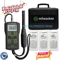 Milwaukee MW802 PRO 3-in-1 pH, EC, TDS Combo Meter with ATC with Hard Carrying C