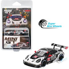 Mini GT 1:64 Porsche 911 GT3 R #77 AO Racing 2025 IMSA Petit Le Mans #1143