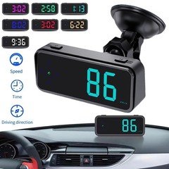 Mini LED Digital Speedometer GPS Car HUD Head Up Display MPH/KMH Universal