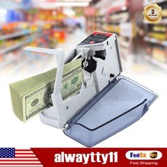 Mini Portable Money Counter Machine - Fast 600 Bills/Min Counting