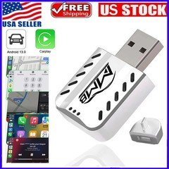 Mini Wireless Carplay Smart Ai Box, Wired to Wireless Adapter for 2017+Cars