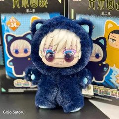 Miniso Top Toy Jujutsu Kaisen Cat Ear Plushie Series Confirmed Box: Satoru Gojo
