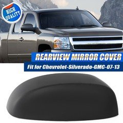 Mirror Cover For 2007-2013 Chevrolet Silverado 1500 Right Passenger Side Black