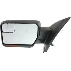 Mirror LH F150 2011-2014 Crew PowerFold Heat PuddleLt Paintable NoDim FD226EL-S