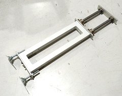 MiSUMi WA Conveyor Support Stands/Legs With Adjustable Feet & Height, H-Type
