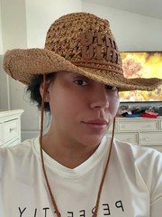 Miu Miu Wide Cowboy Brim Straw Hat