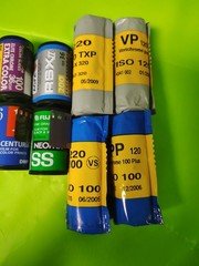 Mixed Expired Film Lot Kodak E100VS EPP TXP Verichrome Fuji Agfa 35mm 120 220