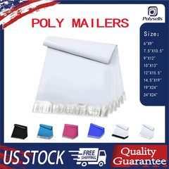 Mixed Sizes Poly Mailers Assorted Bulk Self Seal Waterproof Plastic Shipping Bag