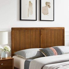 Modway Mod-6218-Wal Robbie Queen Wood Headboard Walnut