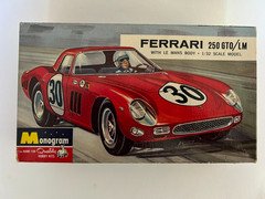 Monogram Ferrari 250 GTO/LM (Red) 1/32 scale slot car with box