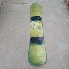 MORROW 159cm All-Mountain Green Yellow Snow Board Lithium