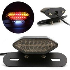 Motorcycle 16 LED ATV Tail Turn signal Brake License Plate Integrated Light US