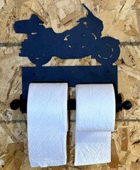 Motorcycle Accessory Rack/Toilet Paper Holder; "Dresser Bike, Harley Davidson"