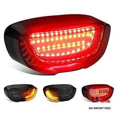  Motorcycle Brake Tail Light Integrated Turn Signals Compatible with Honda 