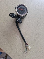 Motorcycle Speedometer Clock