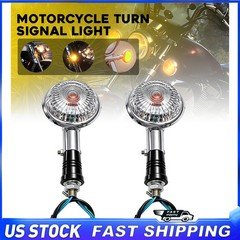 Motorcycle Turn Signal Blinker Amber Halogen For Yamaha Virago XV400 XV535 2x