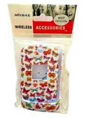 Motorola RAZR V3c V3m Gloss Butterflies Replacement Faceplate Housing Rare NEW