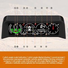 Mounted HUD Head up Car Beidou GPS Satellite Altitude LCD Display Screen Car 