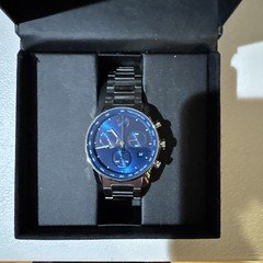 Movado Bold chronograph mens watch - Blue Dial 