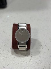 Movado Sapphire Men’s Stainless Steel Watch - Ref 84 G1 4896 Mirror Museum Dial