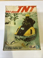 MPC Ski-Doo TNT Plastic Snowmobile Model Kit RARE