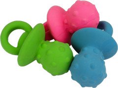 MultiPet Latex Pacifier Dog Squeaker toy Assorted