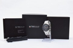 [N MINT+ /Box, Paper] TAG Heuer Carrera CV7A10 Black Calibre S Men's Watch JAPAN