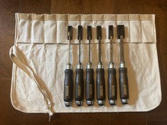 Narex 6 Piece Mortise Chisel Set: 1/8" 3/16" 1/4" 5/16" 3/8" 1/2" Czech Republic