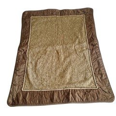 Natori Embossed Decorative Pillow Shams Set of 2 Brown Gold Scroll Pattern