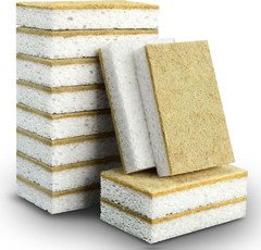 Natural Kitchen Sponge Compostable Kitchen Sponges Cellulose and Coconut Scrubbe