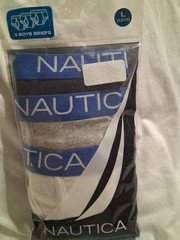 Nautica Boxer Briefs  Boys Small 3 Pair