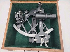 Nautical 9" Sextant Black Marine Navigation Tool Working Nautical Sextant