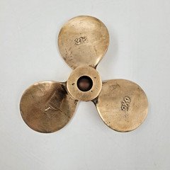 Nautical Boat Propeller Marine Maritime Naval Yacht BRASS HOME OFFICE