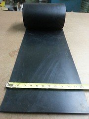 NEOPRENE RUBBER ROLL 3/16 THK X 12" WIDE x10 ft LONG  60 DURO +/-5 