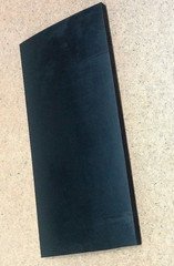 Neoprene Rubber Solid Flex Sheet 3/16" Thick x 8" x 12" Rect  60 D Std Flex