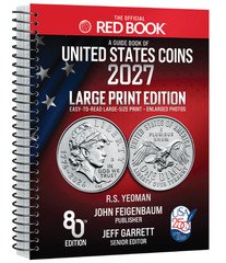 NEW- 2027 Whitman Red Book US Coins 80th Edition - Large Print *Pre-Sale*