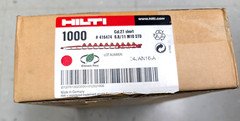 New 1000 HILTI RED Dx Cartridge 416474 .6.8/11 M10 Std- Germany- Free Ship
