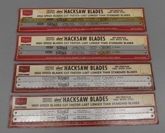 New 8 Sears Craftsman Hand Hacksaw Blades 9 65882 Made In Sweden Molybdenum Vtg 