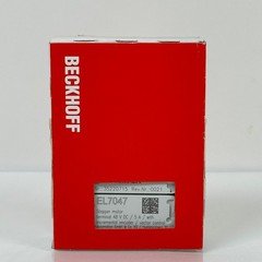 (NEW) Beckhoff EL7047 Stepper Motor Controller, Vector Control, 48VDC, 5A