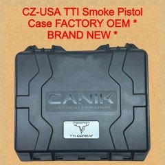 NEW Canik TTI Combat OEM Hard Case Shell w/ Holster Sealed Shut Black