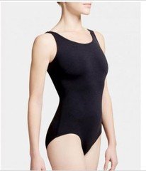 NEW CAPEZIO Ladies Lowback tank Black strap back 11029W $40 retail microfiber