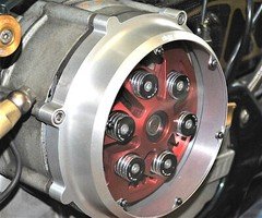 New Ducati clutch cover "45" with distances clutch cover clutch silver 