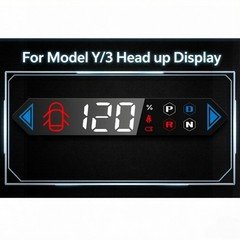 New Energy Air Gauge Turn Signal Instrument Panel For Model Y/3 Head up Display 