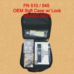 NEW FN 509 510 545 OEM Large Soft Pistol Case w/ Extras Factory Black