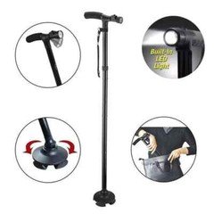 New Folding Walking Cane with LED Light Adjustable Walking Stick