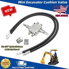 NEW For Swivel Motor Assembled Chinese Mini Excavator Cushion Valve Kit Complete